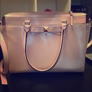 Kate Spade Large Pink Beige Tote